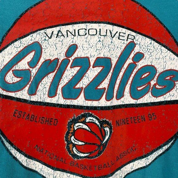 Vancouver Grizzlies Tank Top Mens Size L 47 Brand Muscle Tank Basketball Retro - Picture 6 of 8
